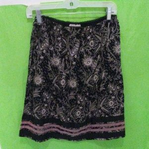 Moe Floral Cotton Skirt